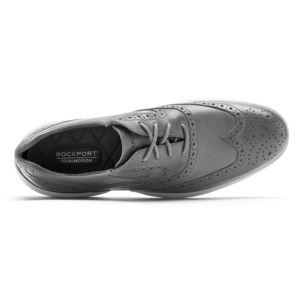 Sapatos Lace Ups Rockport Homem Cinzentas - Total Motion Advance Wingtip - 95241SMTD